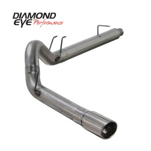 Ford F-250 Performance Exhaust - Diamond Eye Performance - DPF Back Single SS - `08-`10 Ford F-250 Performance Exhaust - Diamond Eye Performance - DPF Back Single SS - `08-`10